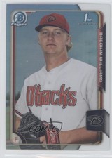 2015 Bowman Draft Chrome Refractor Breckin Williams #88 4t6