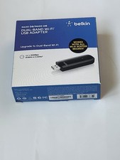 New BELKIN N600 DB Dual-Band Wi-fi Wireless USB Adapter