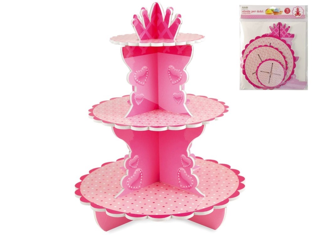 Cardboard 3 Tier Princess Display Stand