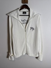 Harley Davidson Knitted Jumper - White - Embroidered Logo - Women’s Size XL VGC