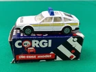Vintage 1985 CORGI 53341 Rover 3500 Die-Cast Police Car & Box