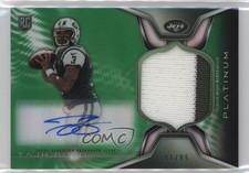 2014 Topps Platinum Rookie Refractor Green 91/99 Tajh Boyd Patch Auto 19zq