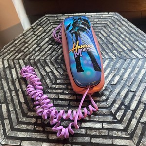 Disney - Hannah Montana Trimline Landline Phone - Miley Cyrus - Used, Works!