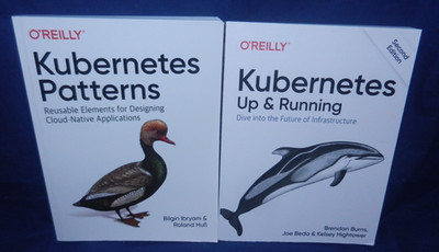 Kubernetes Patterns, Kubernetes Up & Running, Both 2019, PB, VG, Free Shipping