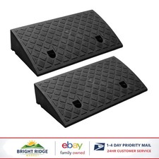 2PCS Heavy Duty Ramps for Cars, Scooters, and Motorcycles - 6000 lb Capacity