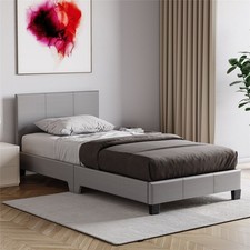 Vida Designs Lisbon Double King Faux Leather UKFR Wooden Bed Frame Bedroom