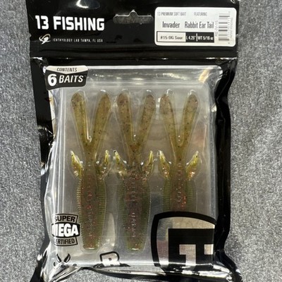 13 Fishing Invader Rabbit Ear Tail in OG Sour 5/16 oz 4.25  6-Pack
