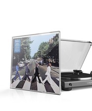 30cm Acrylic Clear Vinyl Record CD Display Case Dust Cover Accessoru Collection