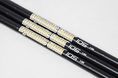 3) New True Temper Dynamic Gold 105 Black Onyx S300 Stiff 37