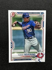 2021 Bowman Paper Baseball Yunior Severino Minnesota Twins 1st Bowman #BP-140