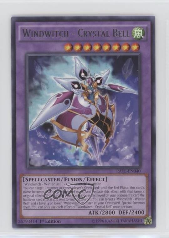 Windwitch - Crystal Bell 1st Ed. YuGiOh Raging Tempest #RATE-EN040