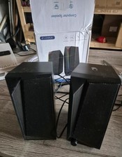 LENRUE PC Speakers USB Powered Computer Speakers with Loud Stereo Sound for PC