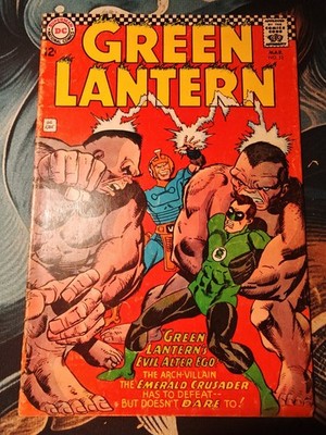 Green Lantern #51 (1967) DC Comics Silver Age   Zustand Fine   Original US Comic