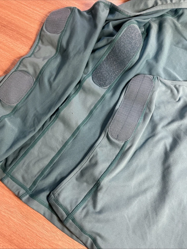 Top envolvente NuRoo Pocket para mujer recién nacido talla M azul manga 3/4 piel a piel Foto 4 de 4