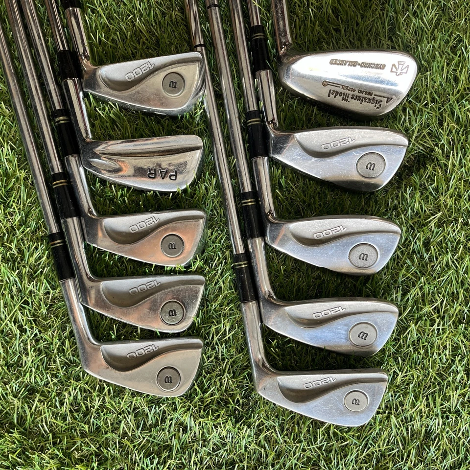 Juego completo de palos de golf Taylormade Wilson Cobra Hogan Stiff Flex para hombre Foto 2 de 4