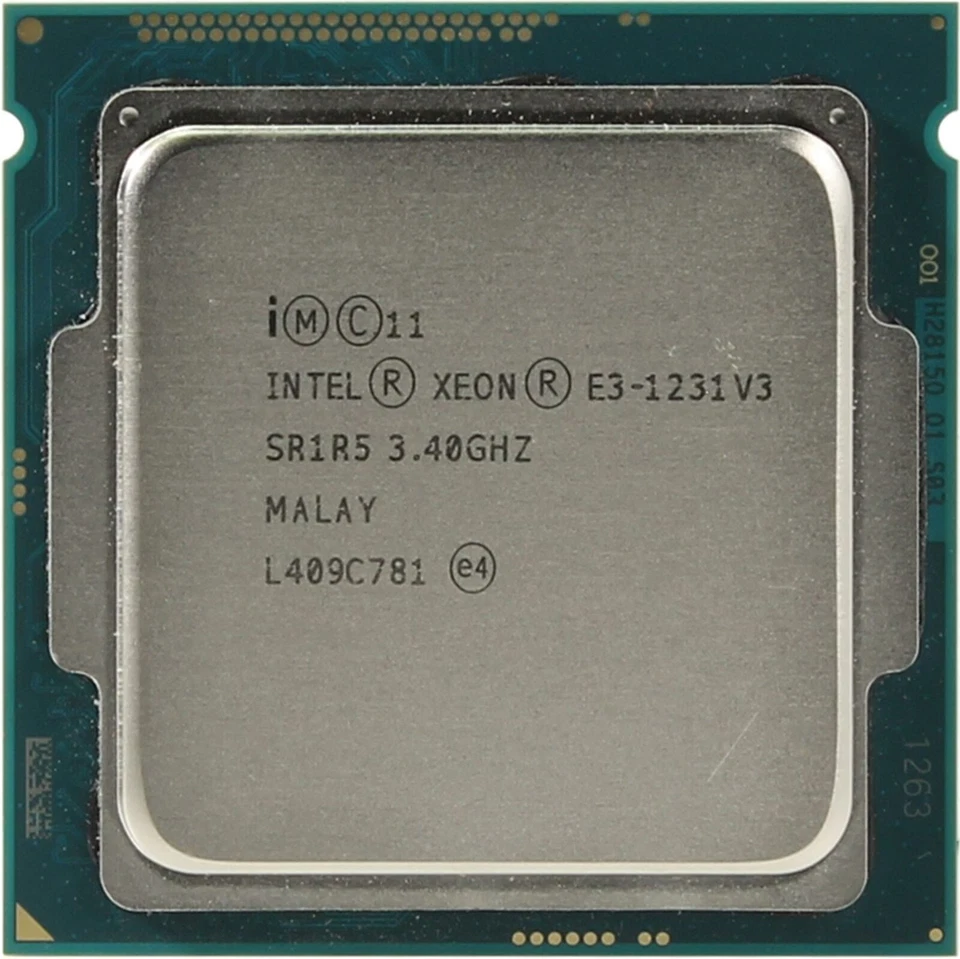 Intel Xeon E3-1230 V3 E3-1231 V3 E3-1240 V3 4 Cores CPU LGA1150 processor - Image 2 of 4