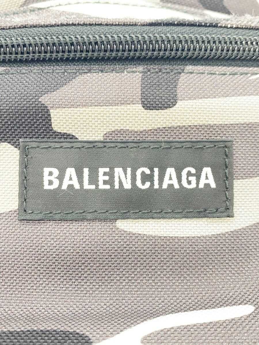BALENCIAGA Waist Bag EXPLORER BELT PACK GRY Camouflage 482389 Used thumbnail 5