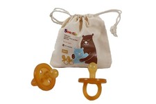 Sweetie Rubber Pacifier Natural Rubber Pacifier Rounded 2 Count 0-6 Month/Sm...