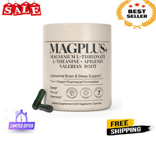 Magnesium L-Threonate with Apigenin, Valerian Root  L-Theanine   No Melatonin R
