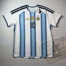 Adidas Argentina Lionel Messi Authentic 2026 World Cup On Field Jersey Men’s 2XL