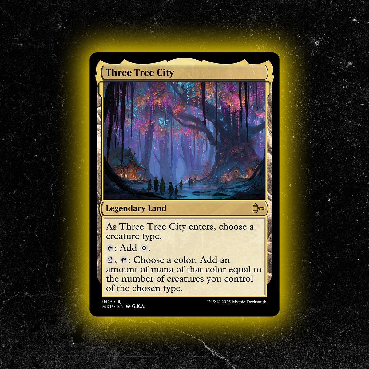 Three Tree City - Custom MTG Card - High-Quality