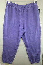Gap Women's XL Fleece Joggers in Wisteria Blossom Purple NWT 54.99