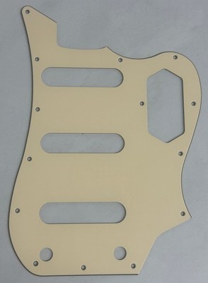 Custom For  Squier Vintage Modified Bass VI Guitar Pickguard Vintage Yellow