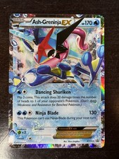 Ash-Greninja EX XY133 Black Star Promo Holo Pokemon Card 2016 MP