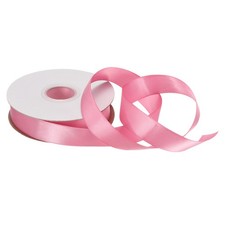 20 mm 25 Yard Satin Gro&szlig;kornband f&uuml;r Heilige Geschenk Verpackung Rosa