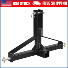 3 Point 2 Receiver Trailer Hitch Category 1 Tractor Tow Hitch Drawbar Adapter