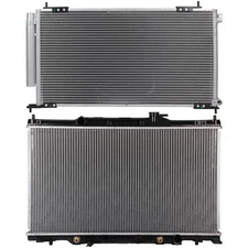 Radiator and AC Condenser Cooling Kit For 2003-2006 Honda Element 2002-2006 CR-V