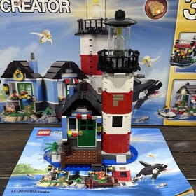 Lego Creator:  Lighthouse Point 31051 Retired Missing 1 Piece Box & Instructions