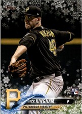 2018 Topps Walmart Holiday Snowflake #HMW120 Nick Kingham RC - BB