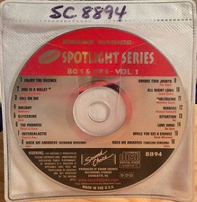 SC8894 80'S 90'S    SOUND CHOICE KARAOKE CDG  LOT TENN