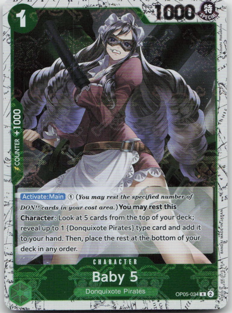 Baby 5 () (Jolly Roger Foil) OP05-034 Premium Booster -The Best- Foil