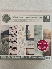 Craft Smith 12 x 12 Paper Pad Desert Sage 48 sheets Special Ed