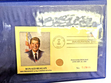 1981 Ronald Reagan Presidential Gold Piece - Solid 14k Gold - Inauguration Day 