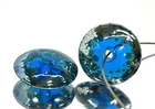 Handmade Lampwork Glass Beads From Murano OOAK Tamara Yarilo Brand 2 Pcs