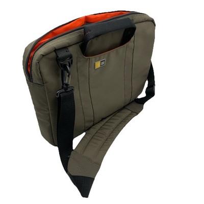 Case Logic 15 Zoll Laptop Attache Notebook Tragetasche selten grün & orange