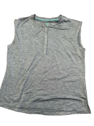 Title Nine ärmelloses Henley Damen Medium türkisblau/grün (655)