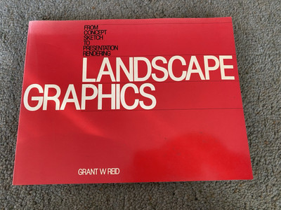 Landscape Graphics Plan Section Perspective Drawing Design Architecture