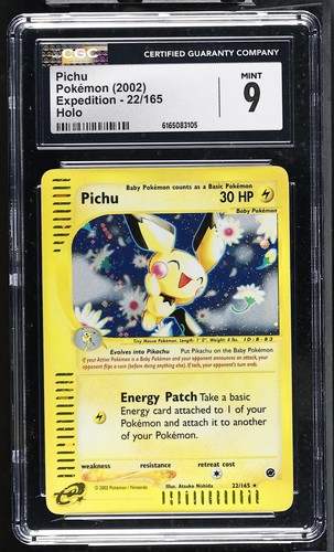 Pichu graded CGC 9 for sale on eBay