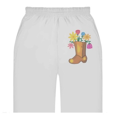 'Boot With Flowers' Adult Sweatpants / Joggers (JO056227)