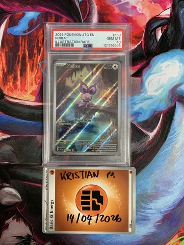 Pokemon Noibat 169/159 PSA 10 Journey Together Illustration Rare