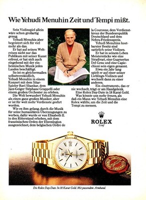 3w9679/ Reklame / Werbung aus 1979   Uhren von ROLEX