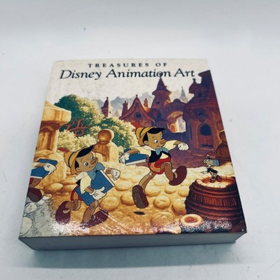Treasures of Disney Animation Art Pinocchio Snow White Art Book Used