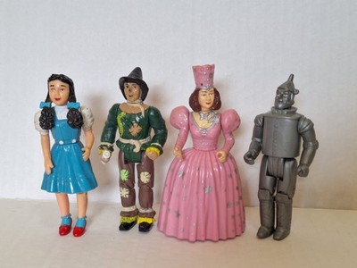 Vintage The Wizard Of Oz 1988 MGM Turner Poseable Action Figures 4'' Dorothy 