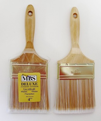 2pc Paint Brush 4'' Width 100% Polyester For all Paints Interior/Exterior