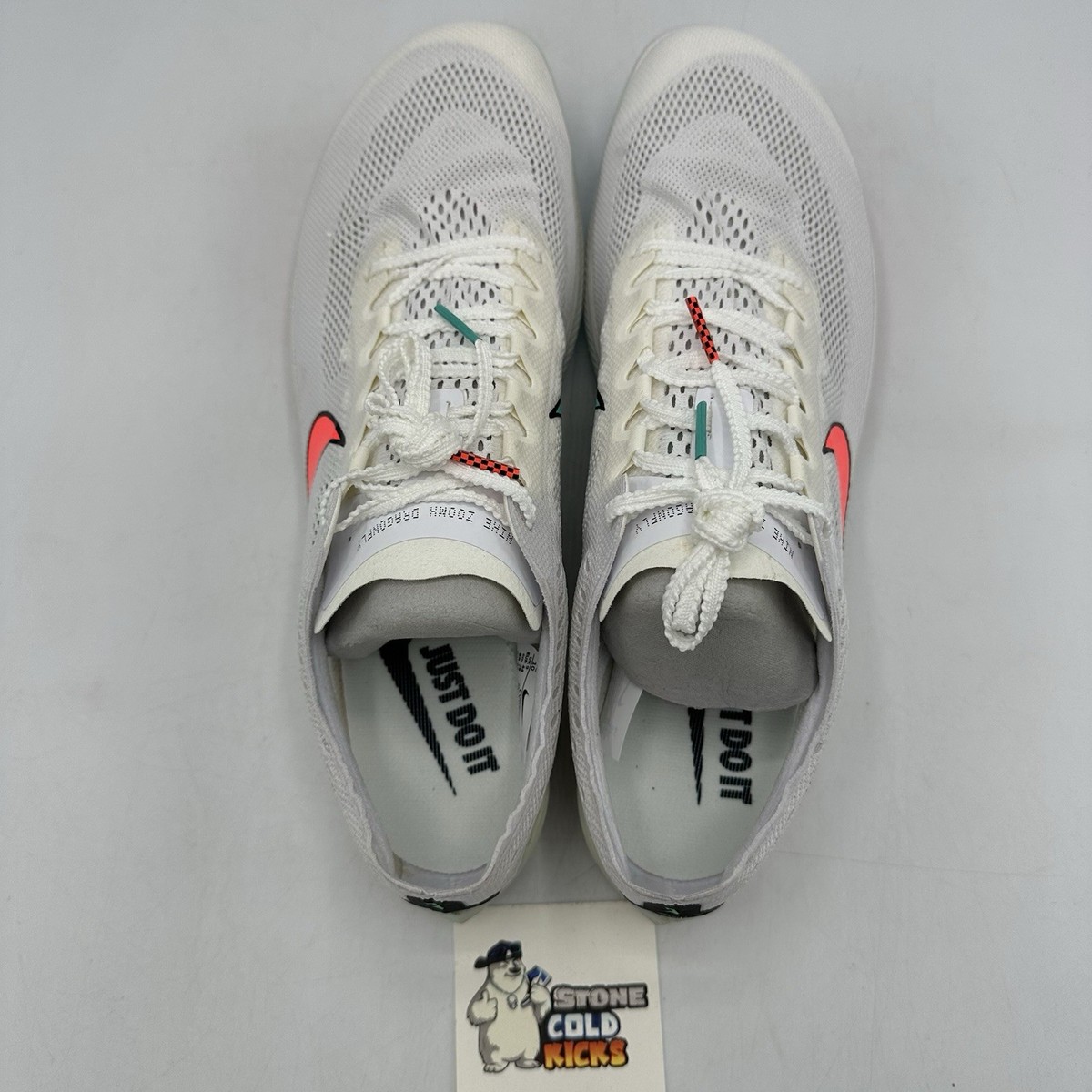 Nike ZoomX Dragonfly Track Spikes White Jade Ombre CV0400-100 Size