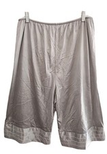 Velrose Lingerie Snip-it Petti Pants Culotte Slip  Style  6219  3X 31" Gray